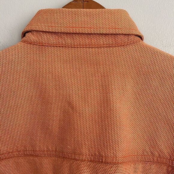 Windsor Lake Heavy Thick Shacket canvas like Shirt nutmeg orange Men’s Large - Picture 11 of 16